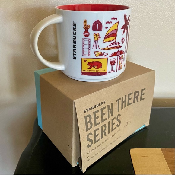 Starbucks California Coffee Tea Mug - Exclusive Been There Series Red, White NEW - Picture 7 of 14